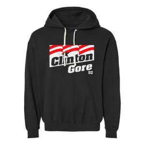 Clinton Gore 92 Retro Campaign Garment-Dyed Fleece Hoodie