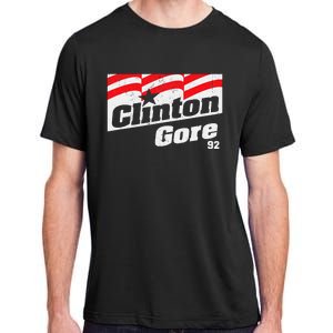 Clinton Gore 92 Retro Campaign Adult ChromaSoft Performance T-Shirt