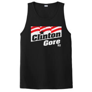 Clinton Gore 92 Retro Campaign PosiCharge Competitor Tank