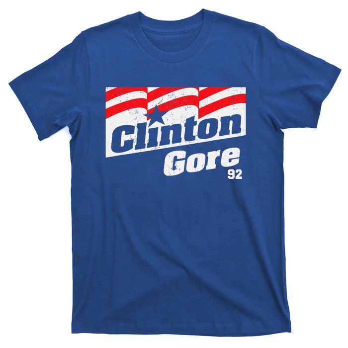 Clinton Gore 92 Retro Campaign T-Shirt