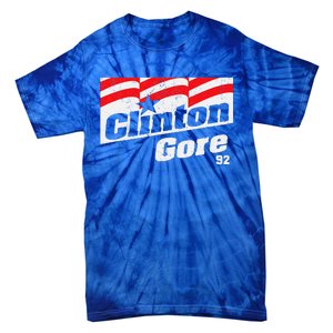 Clinton Gore 92 Retro Campaign Tie-Dye T-Shirt