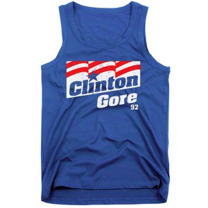 Clinton Gore 92 Retro Campaign Tank Top