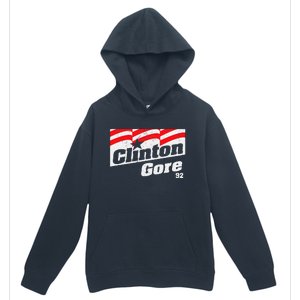 Clinton Gore 92 Retro Campaign Urban Pullover Hoodie