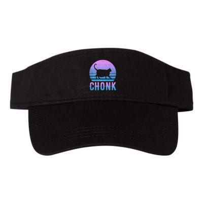 Chonk Gradient 90´S Funny Retro Fat Cat Meme Visor