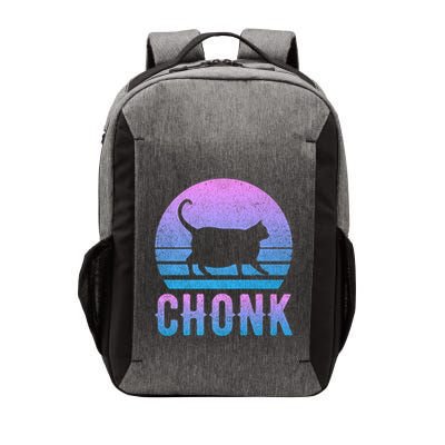 Chonk Gradient 90´S Funny Retro Fat Cat Meme Vector Backpack