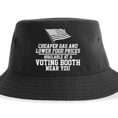 Cheaper Gas And Lower For Prices Available At A Voting Booth Near You Sustainable Bucket Hat