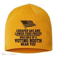 Cheaper Gas And Lower For Prices Available At A Voting Booth Near You Sustainable Beanie