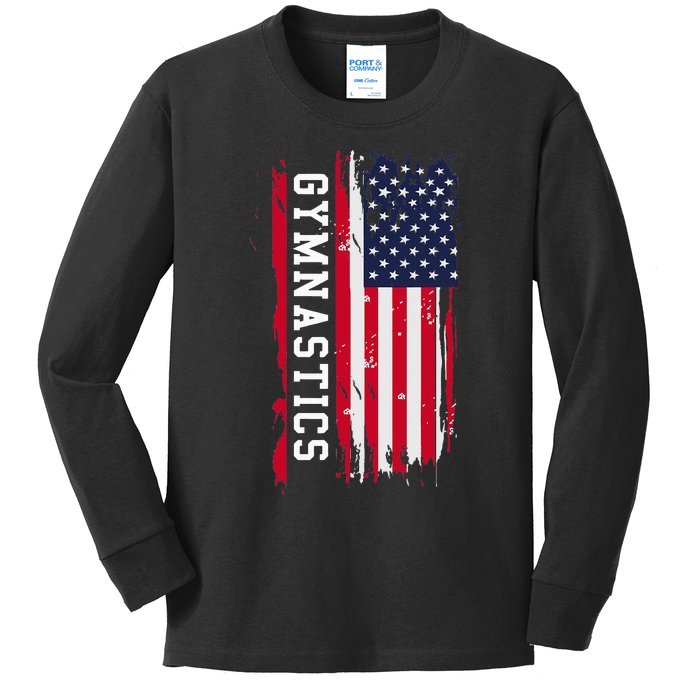 Cheerleader & Gymnastics And Gymnast Kids Long Sleeve Shirt