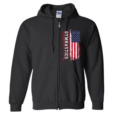 Cheerleader & Gymnastics And Gymnast Full Zip Hoodie