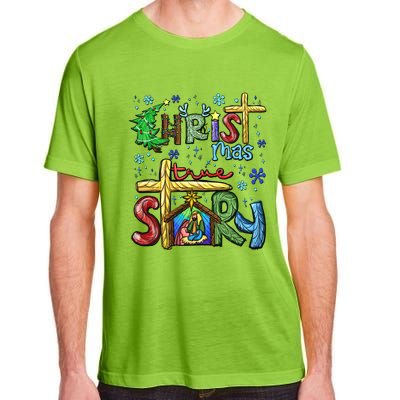 Christmas Graphic And Xmas Eve Christmas Christian Cute Gift Adult ChromaSoft Performance T-Shirt