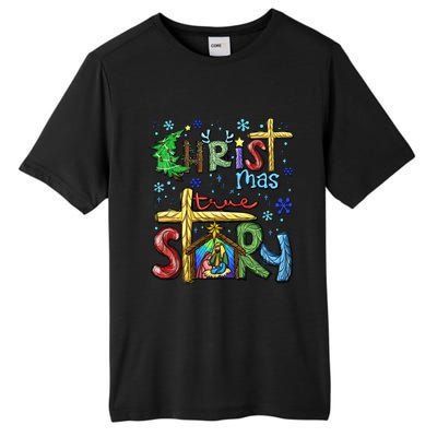 Christmas Graphic And Xmas Eve Christmas Christian Cute Gift Tall Fusion ChromaSoft Performance T-Shirt