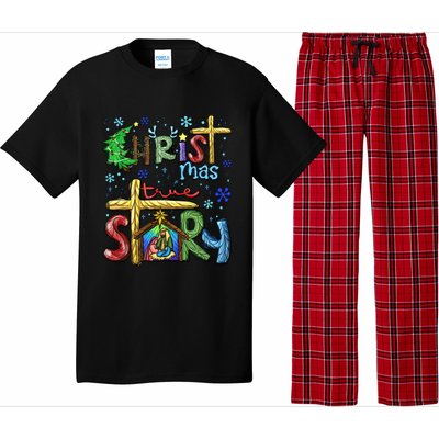 Christmas Graphic And Xmas Eve Christmas Christian Cute Gift Pajama Set