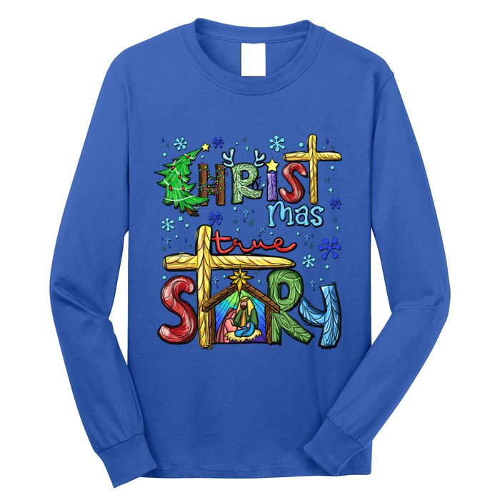 Christmas Graphic And Xmas Eve Christmas Christian Cute Gift Long Sleeve Shirt