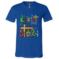 Christmas Graphic And Xmas Eve Christmas Christian Cute Gift V-Neck T-Shirt