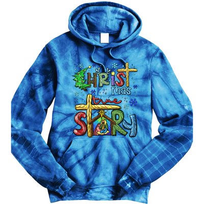 Christmas Graphic And Xmas Eve Christmas Christian Cute Gift Tie Dye Hoodie