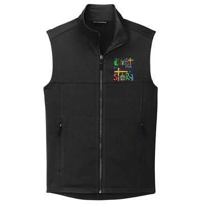 Christmas Graphic And Xmas Eve Christmas Christian Cute Gift Collective Smooth Fleece Vest