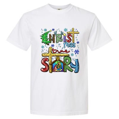 Christmas Graphic And Xmas Eve Christmas Christian Cute Gift Garment-Dyed Heavyweight T-Shirt