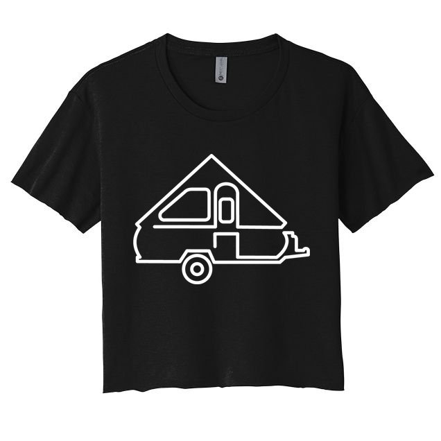 Camping Gift Aliner Travel Trailer Afunny Giftframe Camper Crop Top