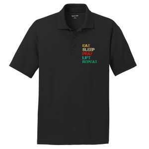 Christian Gym And Jesus Gym For Eat Sleep Pray Repeat Gift PosiCharge RacerMesh Polo