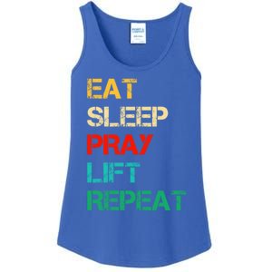 Christian Gym And Jesus Gym For Eat Sleep Pray Repeat Gift Ladies Essential Tank