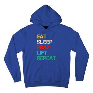 Christian Gym And Jesus Gym For Eat Sleep Pray Repeat Gift Tall Hoodie