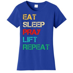 Christian Gym And Jesus Gym For Eat Sleep Pray Repeat Gift Women's T-Shirt