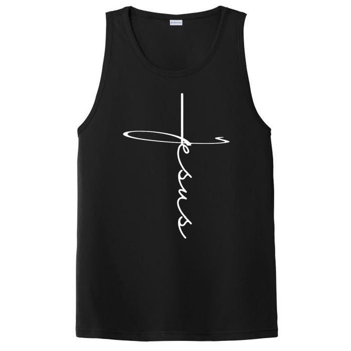 Christian Gospel And Bible Phrase For Our Lord Jesus PosiCharge Competitor Tank