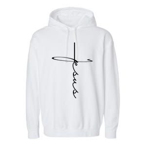 Christian Gospel And Bible Phrase For Our Lord Jesus Garment-Dyed Fleece Hoodie