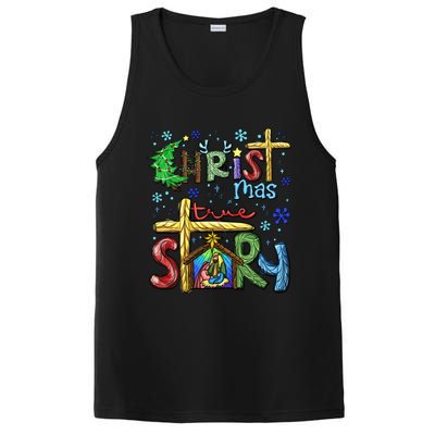 Christmas Graphic And Xmas Eve Christmas Christian Cool Gift PosiCharge Competitor Tank