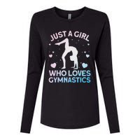 Cool Gymnastics Art For Women Gymnastics Gymnast Womens Cotton Relaxed Long Sleeve T-Shirt