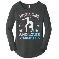 Cool Gymnastics Art For Women Gymnastics Gymnast Women's Perfect Tri Tunic Long Sleeve Shirt