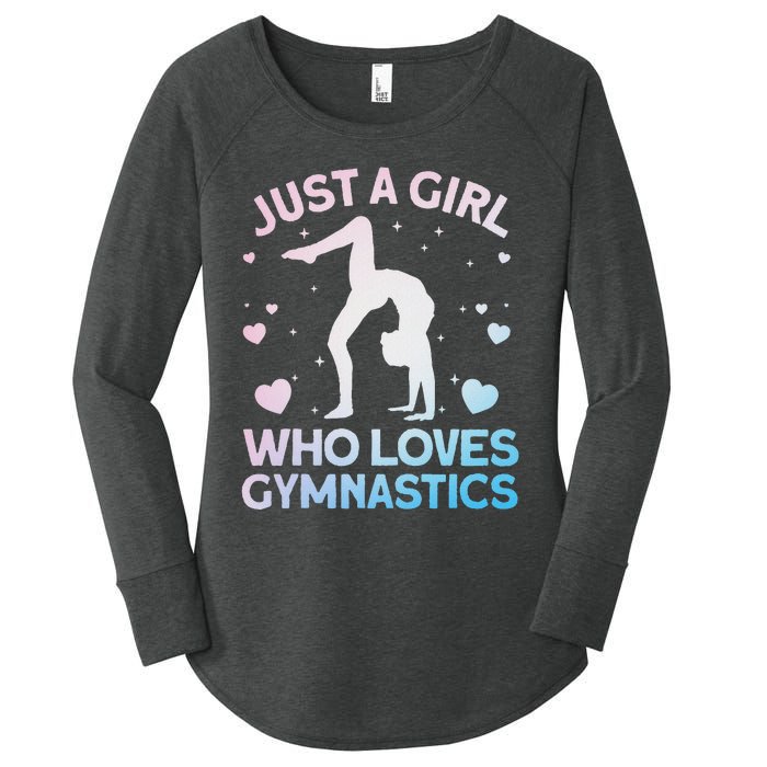 Cool Gymnastics Art For Women Gymnastics Gymnast Women's Perfect Tri Tunic Long Sleeve Shirt