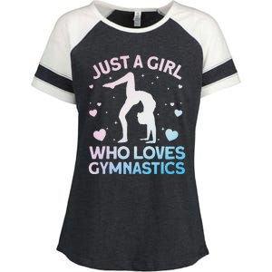 Cool Gymnastics Art For Women Gymnastics Gymnast Enza Ladies Jersey Colorblock Tee