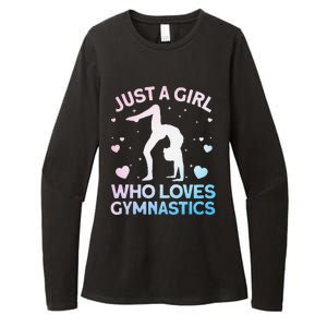 Cool Gymnastics Art For Girl Women Gymnastics Gymnast Gift Womens CVC Long Sleeve Shirt