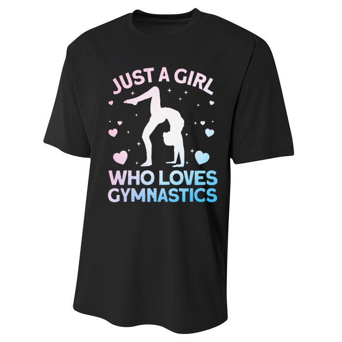 Cool Gymnastics Art For Girl Women Gymnastics Gymnast Gift Performance Sprint T-Shirt