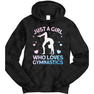 Cool Gymnastics Art For Girl Women Gymnastics Gymnast Gift Tie Dye Hoodie