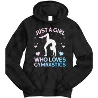 Cool Gymnastics Art For Girl Women Gymnastics Gymnast Gift Tie Dye Hoodie