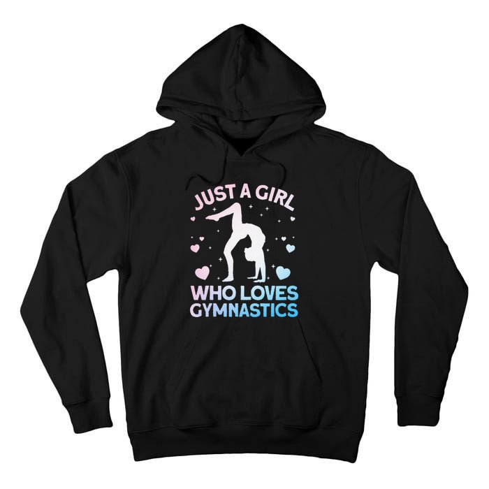 Cool Gymnastics Art For Girl Women Gymnastics Gymnast Gift Tall Hoodie