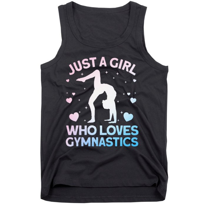 Cool Gymnastics Art For Girl Women Gymnastics Gymnast Gift Tank Top