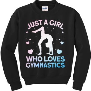 Cool Gymnastics Art For Girl Women Gymnastics Gymnast Gift Kids Sweatshirt