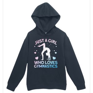 Cool Gymnastics Art For Girl Women Gymnastics Gymnast Gift Urban Pullover Hoodie