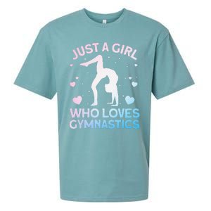 Cool Gymnastics Art For Girl Women Gymnastics Gymnast Gift Sueded Cloud Jersey T-Shirt