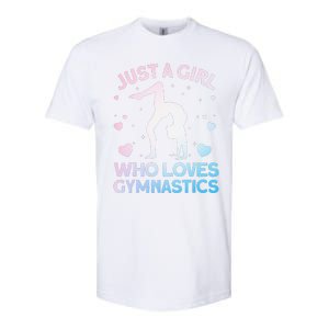 Cool Gymnastics Art For Girl Women Gymnastics Gymnast Gift Softstyle CVC T-Shirt