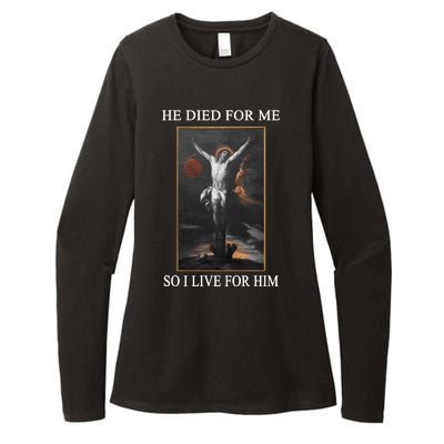 Christian Gospel And Bible Phrase For Our Lord Jesus Womens CVC Long Sleeve Shirt