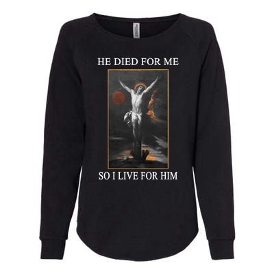 Christian Gospel And Bible Phrase For Our Lord Jesus Womens California Wash Sweatshirt