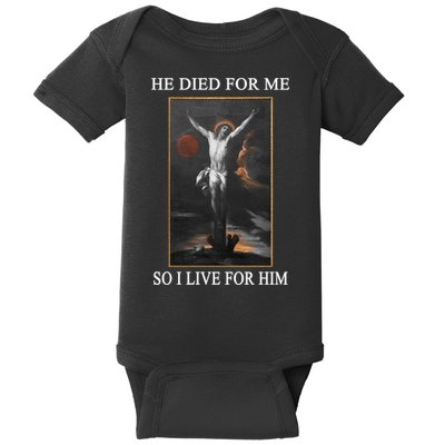 Christian Gospel And Bible Phrase For Our Lord Jesus Baby Bodysuit