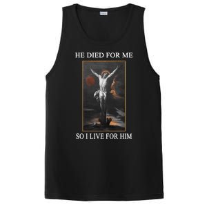 Christian Gospel And Bible Phrase For Our Lord Jesus PosiCharge Competitor Tank