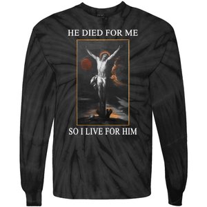 Christian Gospel And Bible Phrase For Our Lord Jesus Tie-Dye Long Sleeve Shirt