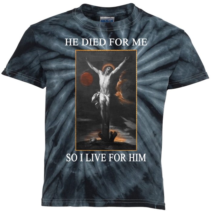 Christian Gospel And Bible Phrase For Our Lord Jesus Kids Tie-Dye T-Shirt