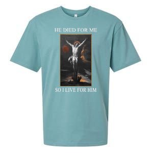 Christian Gospel And Bible Phrase For Our Lord Jesus Sueded Cloud Jersey T-Shirt